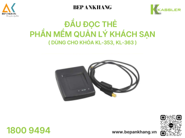 Đầu Đọc Thẻ Phần Mềm Quản Lý Khách Sạn ( Dùng Cho Khóa KL-353, KL-363 )